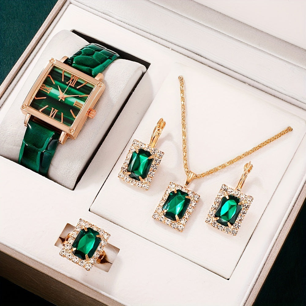 Esmeralda Aurium - Set de 4 joyas de alta calidad