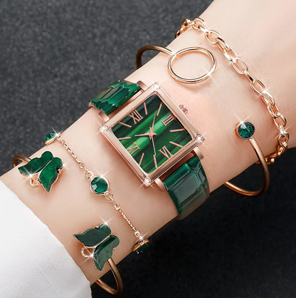 Esmeralda Aurium - Set de 4 joyas de alta calidad