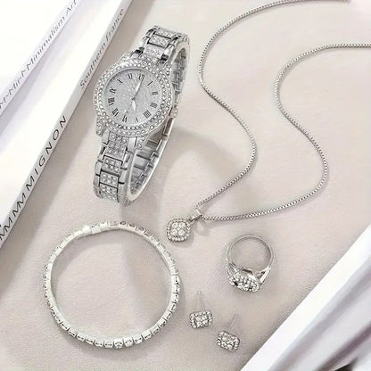 Icy Queen Set - Conjunto de 5 joyas brillantes